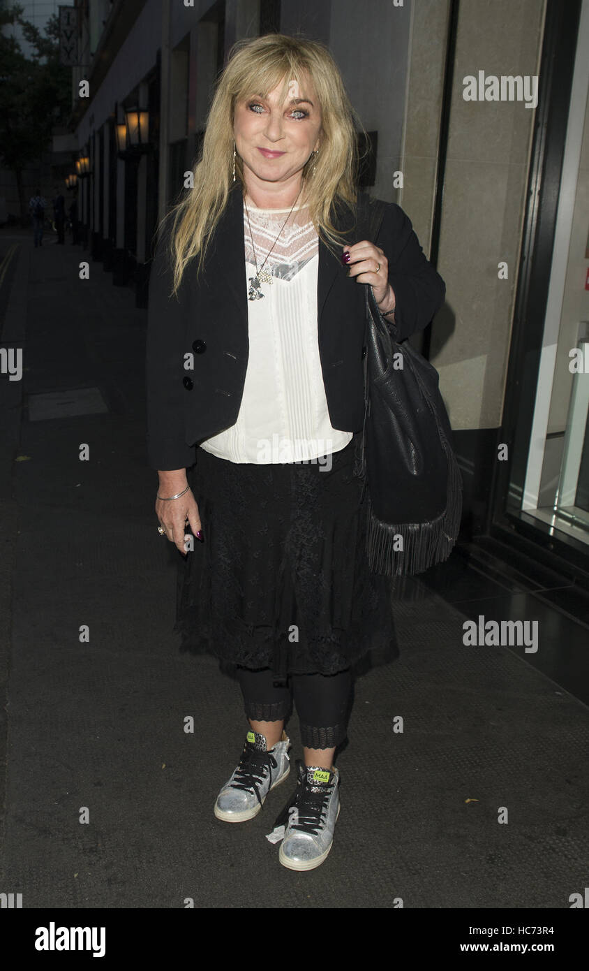Helen Lederer im Ivy Club in Covent Garden mit gesehen: Helen Lederer Where: London, Vereinigtes Königreich bei: 12. August 2016 Stockfoto