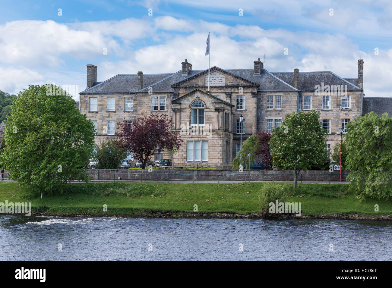 Universität von Hochland und Insel in Inverness. Stockfoto