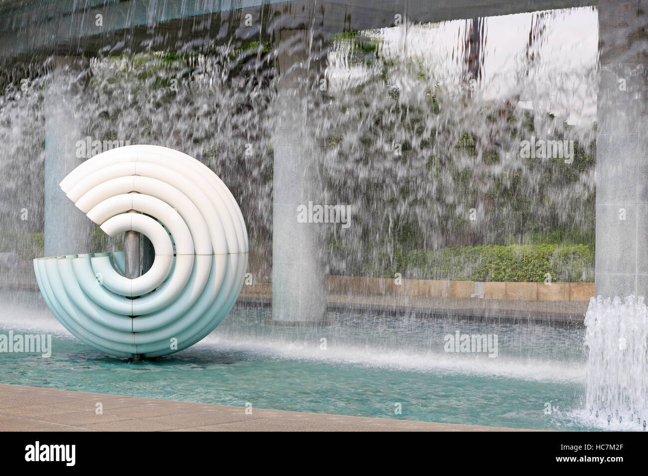 Wadakura Fountain Park, Tokio, Japan, Asien Stockfoto