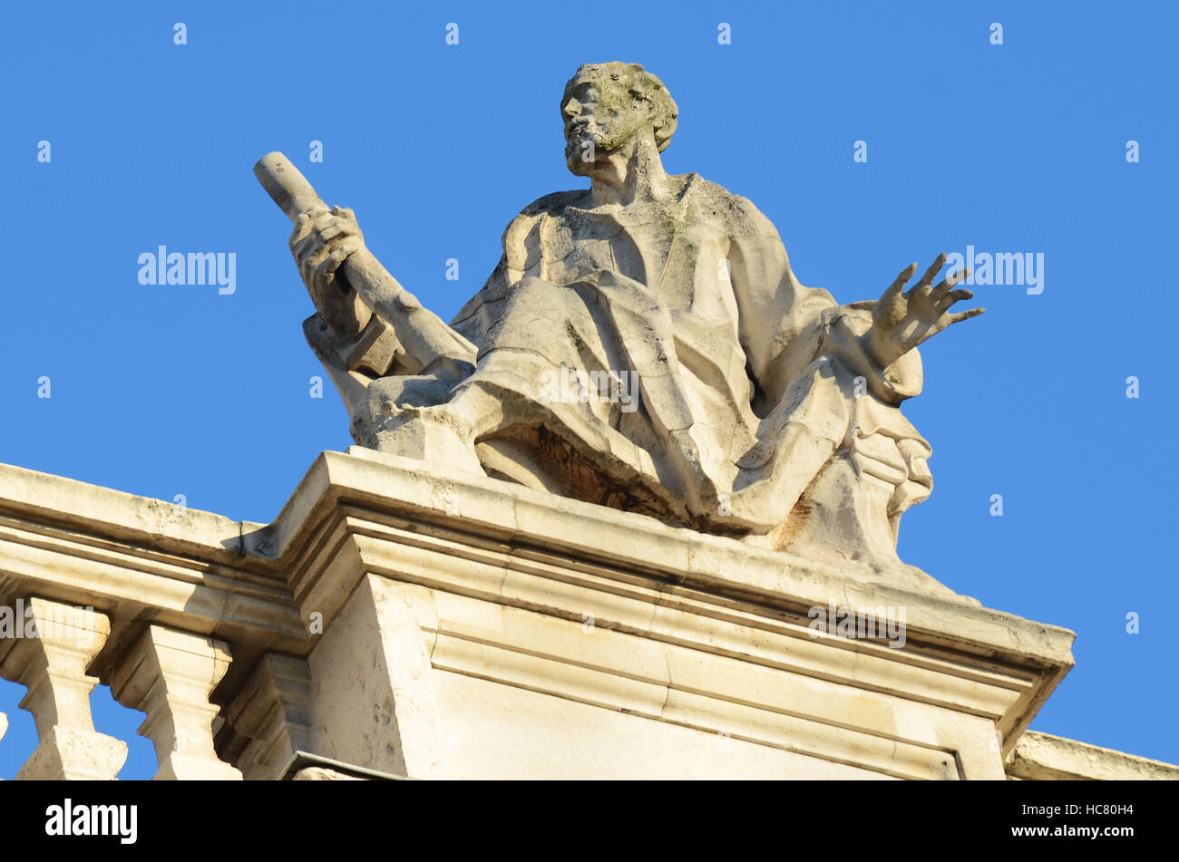 St. Pauls Cathedral, London, ist eine anglikanische Kathedrale, der Sitz des Bischofs von London und die Mutterkirche der Diözese. Stockfoto