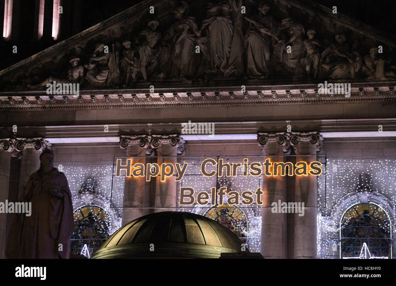 Weihnachten in Belfast Stockfoto