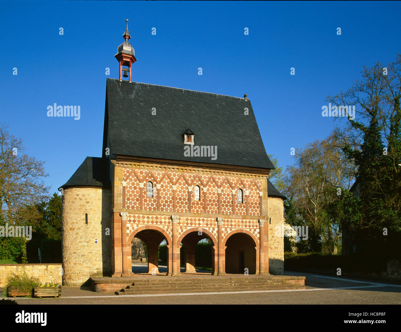 Karolingische Gatehall in Lorsch, Bergstraße, Hessen, Deutschland Stockfoto