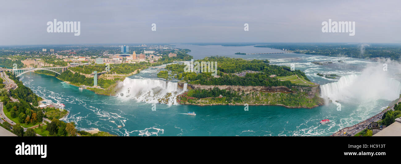 Herrlichen Blick auf die Niagarafälle Stockfoto