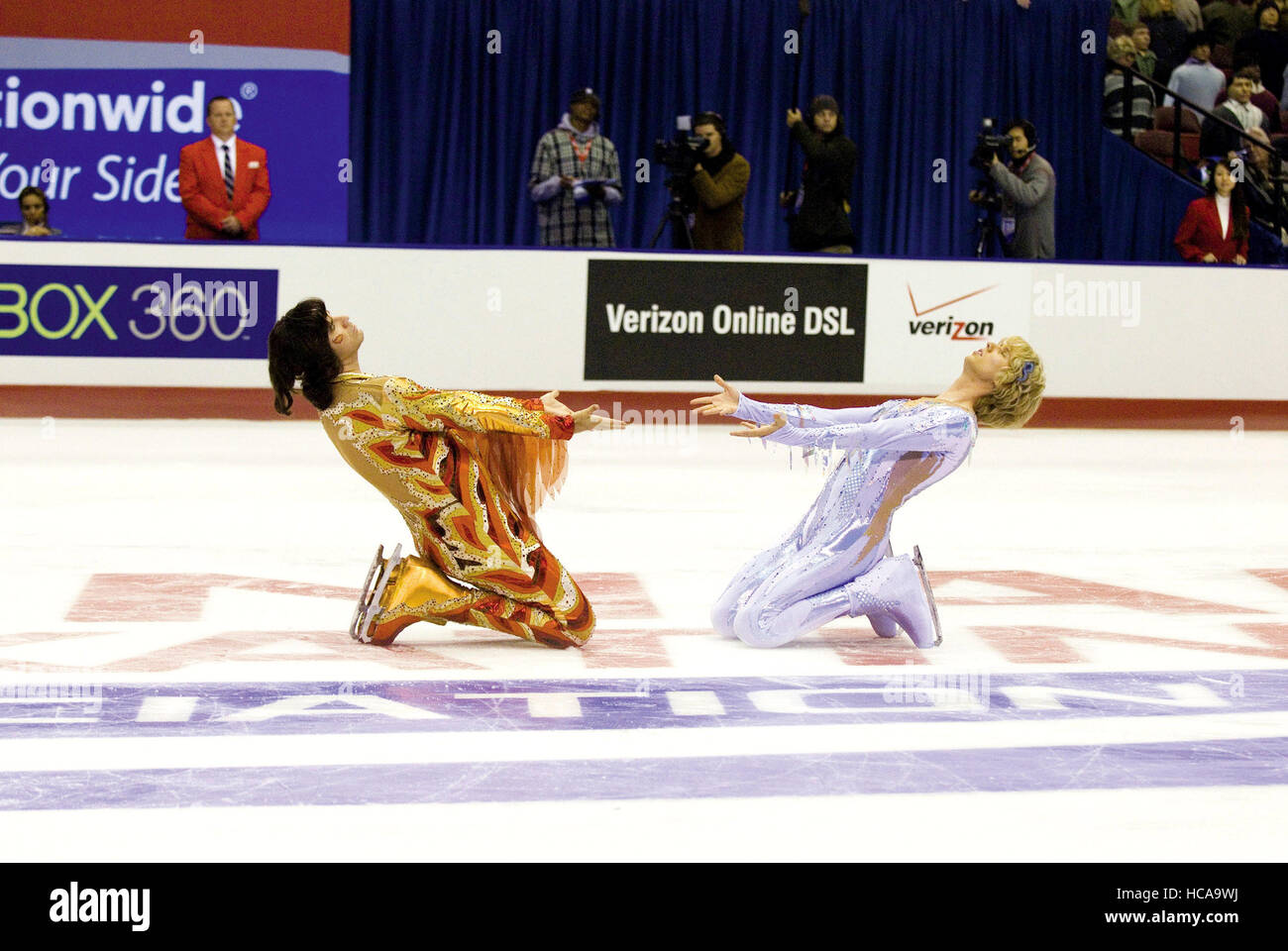 BLADES OF GLORY, von links: Will Ferrell, Jon Heder, 2007, © Paramount/Courtesy Everett Collection Stockfoto