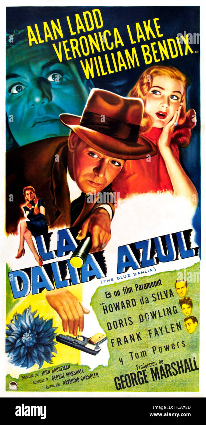 DIE blaue DAHLIE, (auch bekannt als LA DALIA AZUL), William Bendix