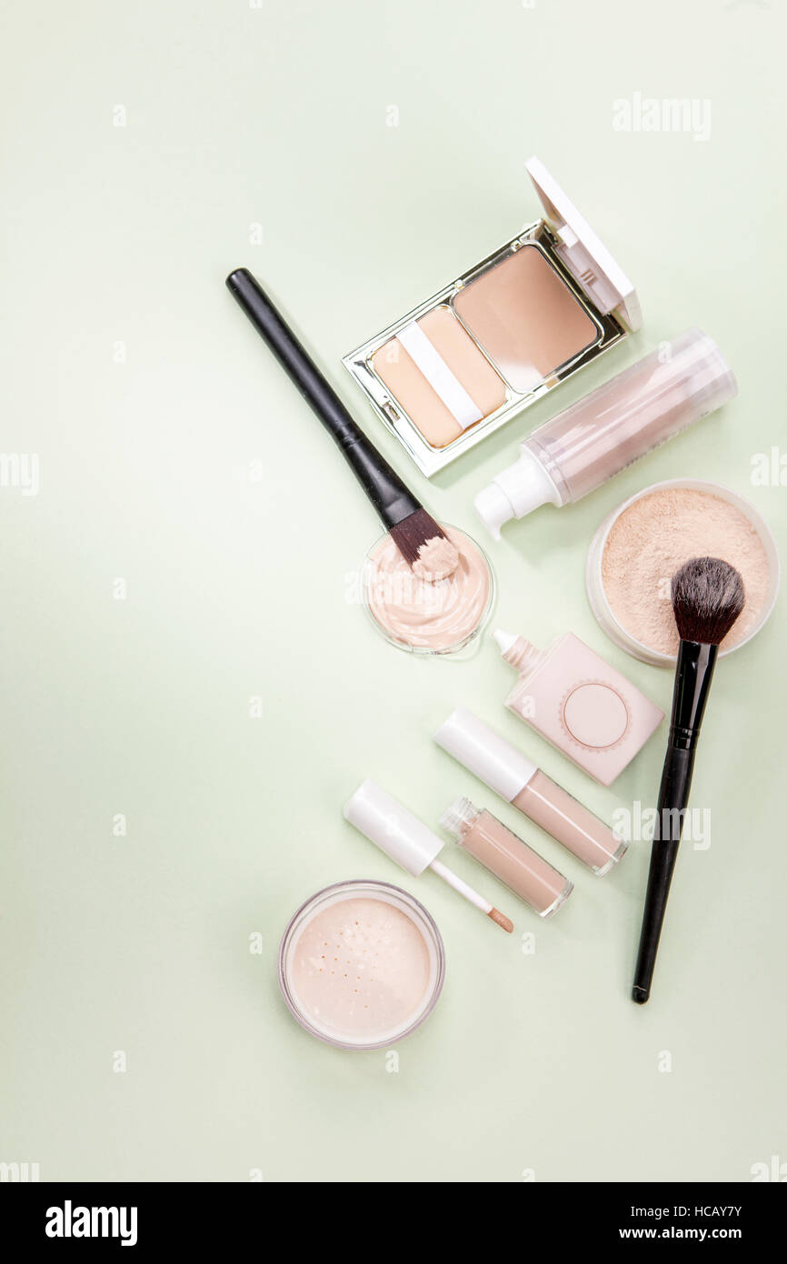 Verschiedene kosmetische Produkte Stockfoto