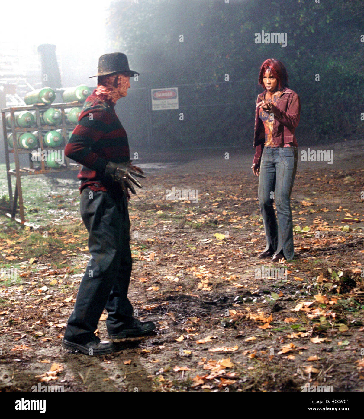 FREDDY VS. JASON, Robert Englund, Kelly Rowland, 2003, (c) neue Zeile/Courtesy Everett Collection Stockfoto