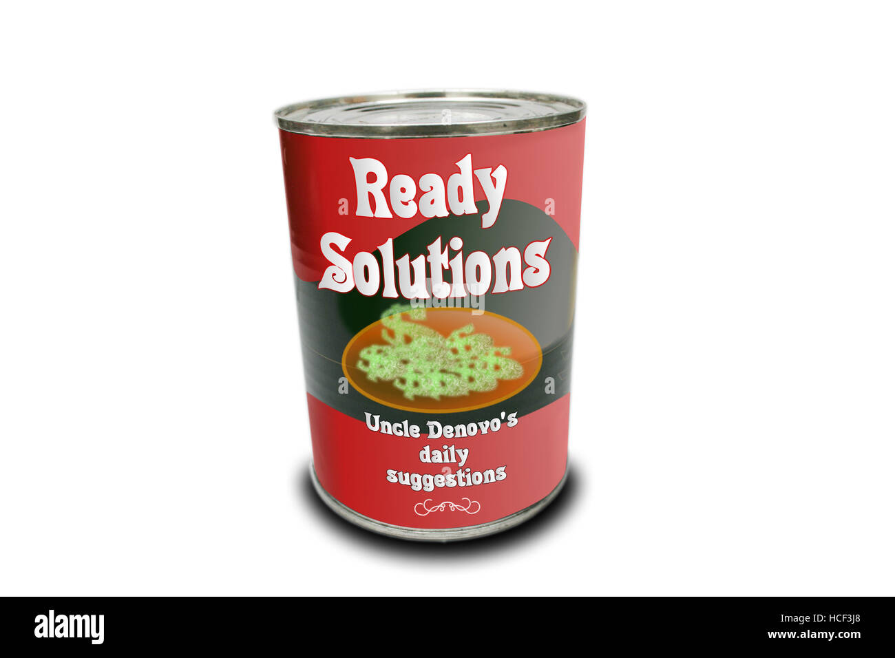 A kann der neue Lösungen und Ideen voll Stockfoto