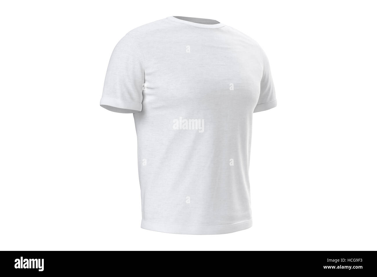 T-Shirt weiße Kleidung Stockfoto