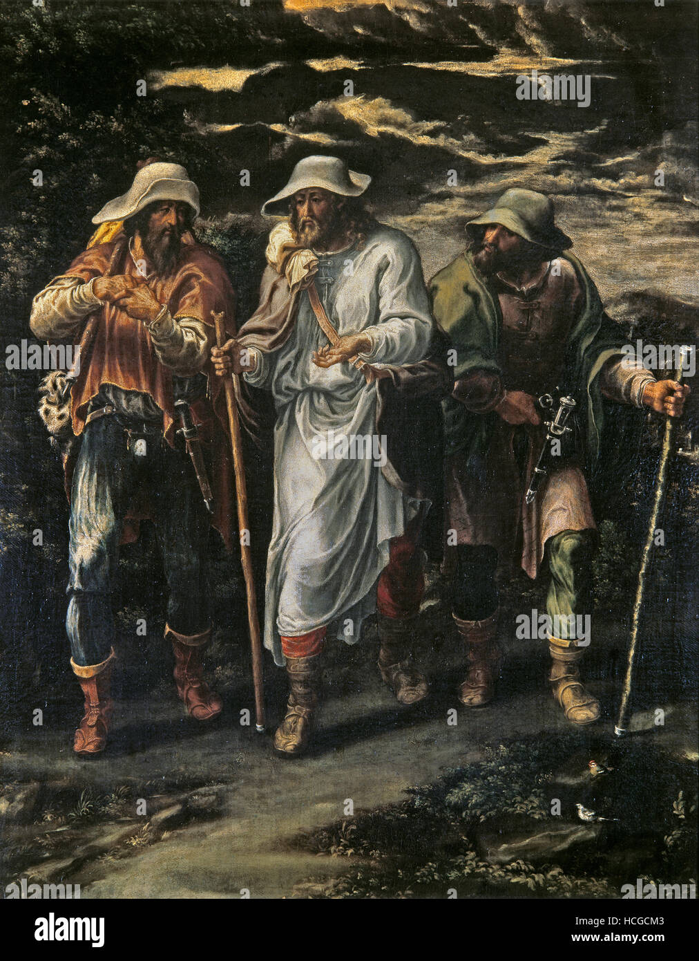 Lelio Orsi - der Weg nach Emmaus - 1570 Stockfoto