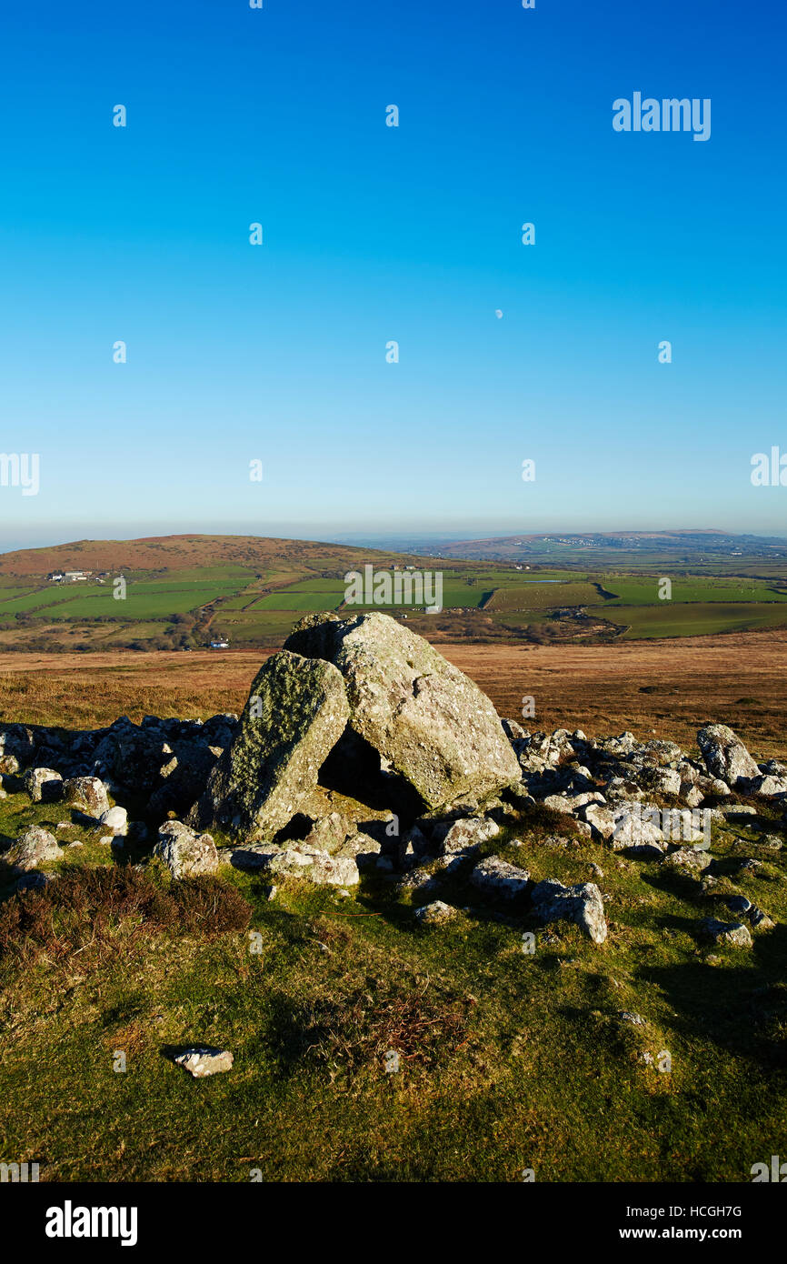 Sweynes Howes, (neolithische Grabkammer), Gower, South Wales, UK Stockfoto