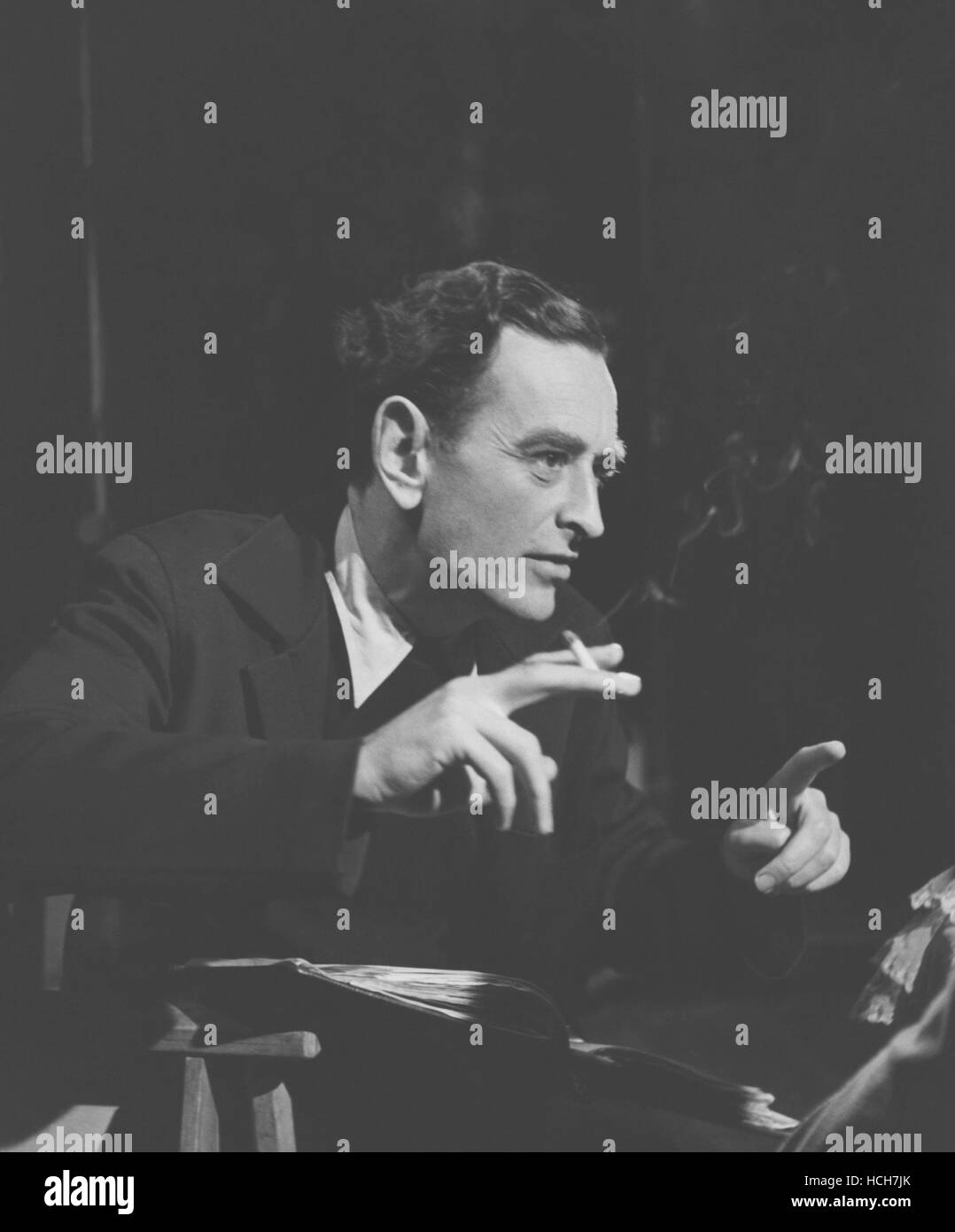 MADELEINE, Regisseur David Lean am Set, 1950 Stockfotografie Alamy