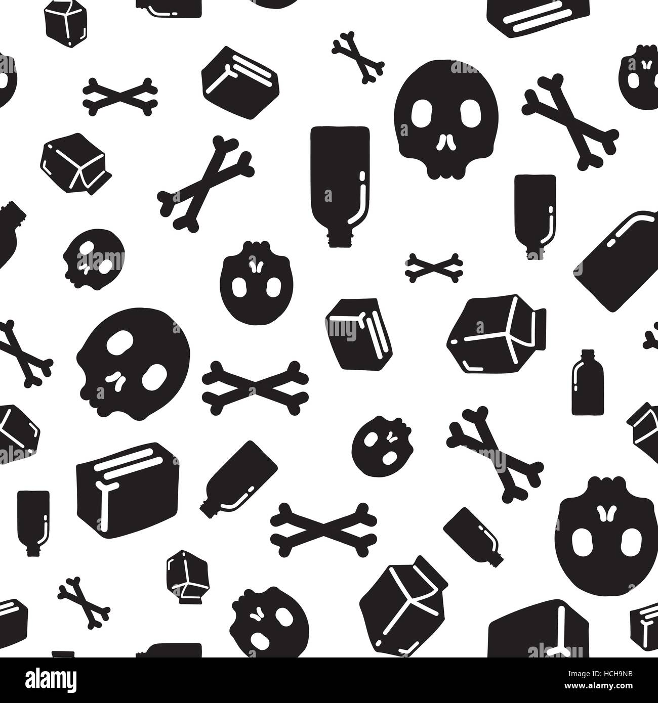 Nahtlose Muster Graffiti Stock Vektor