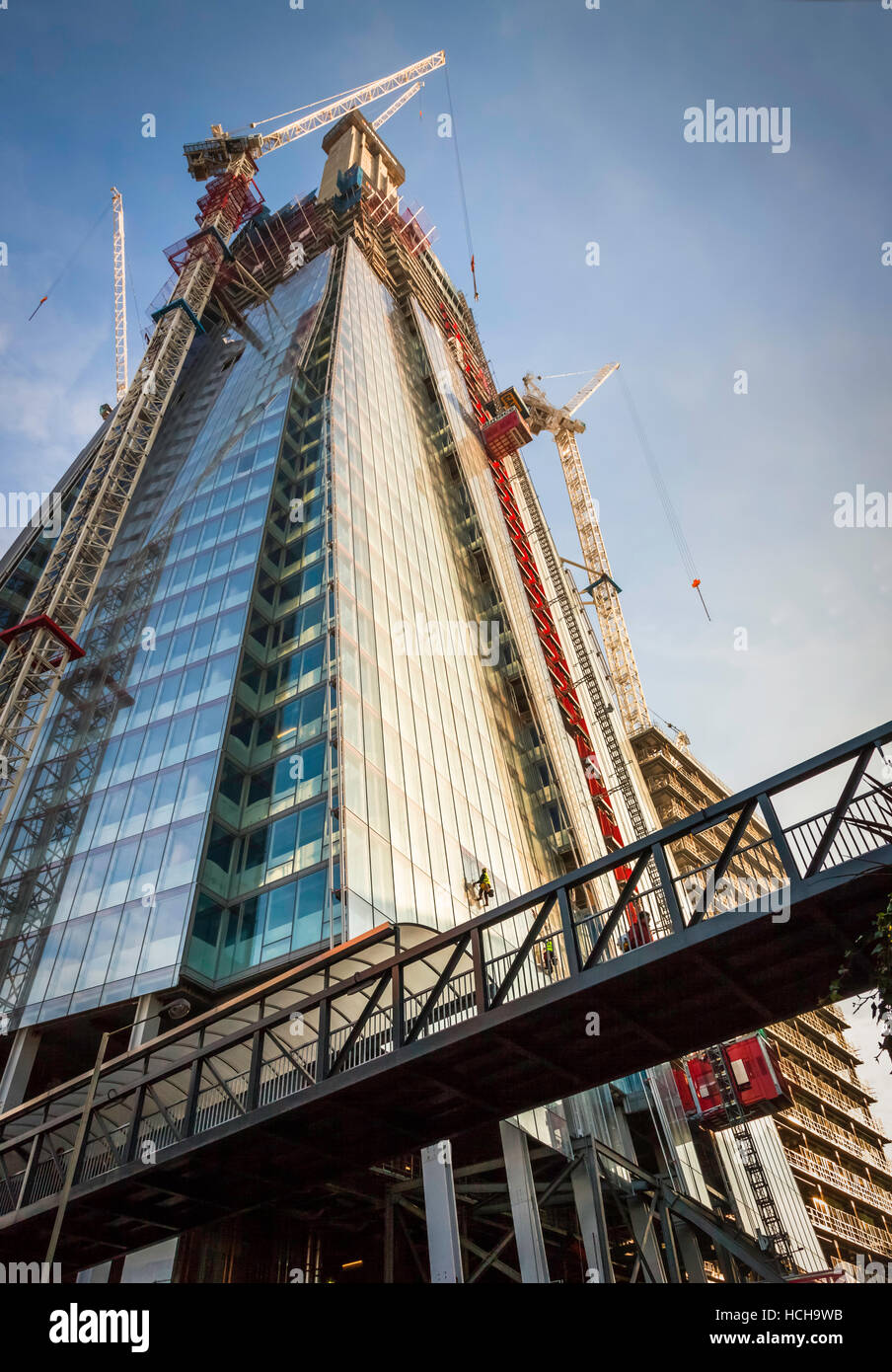 Die Scherbe im Bau, London, UK. Stockfoto