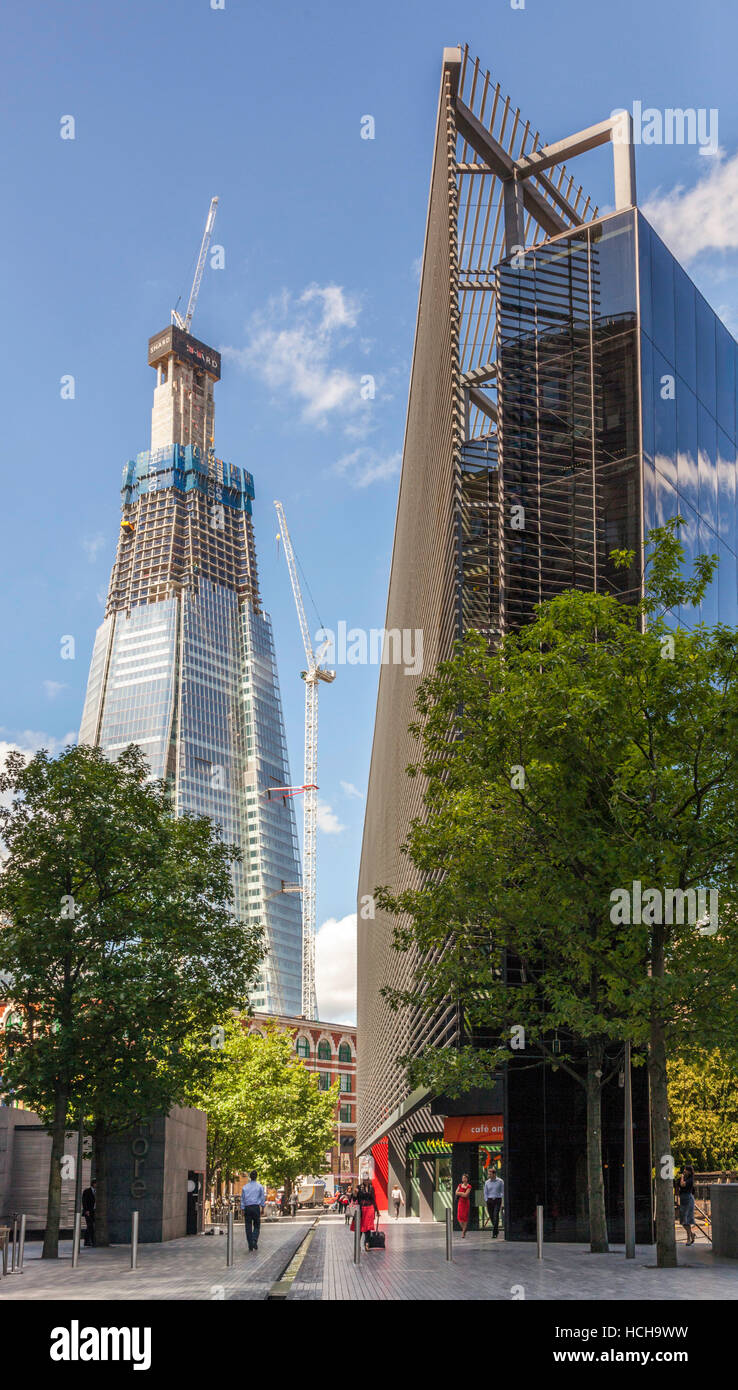 Die Scherbe im Bau, London, UK. Stockfoto