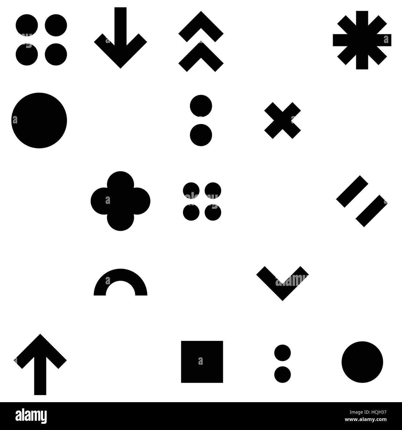 Nahtlose Muster geometrischer Formen Stock Vektor