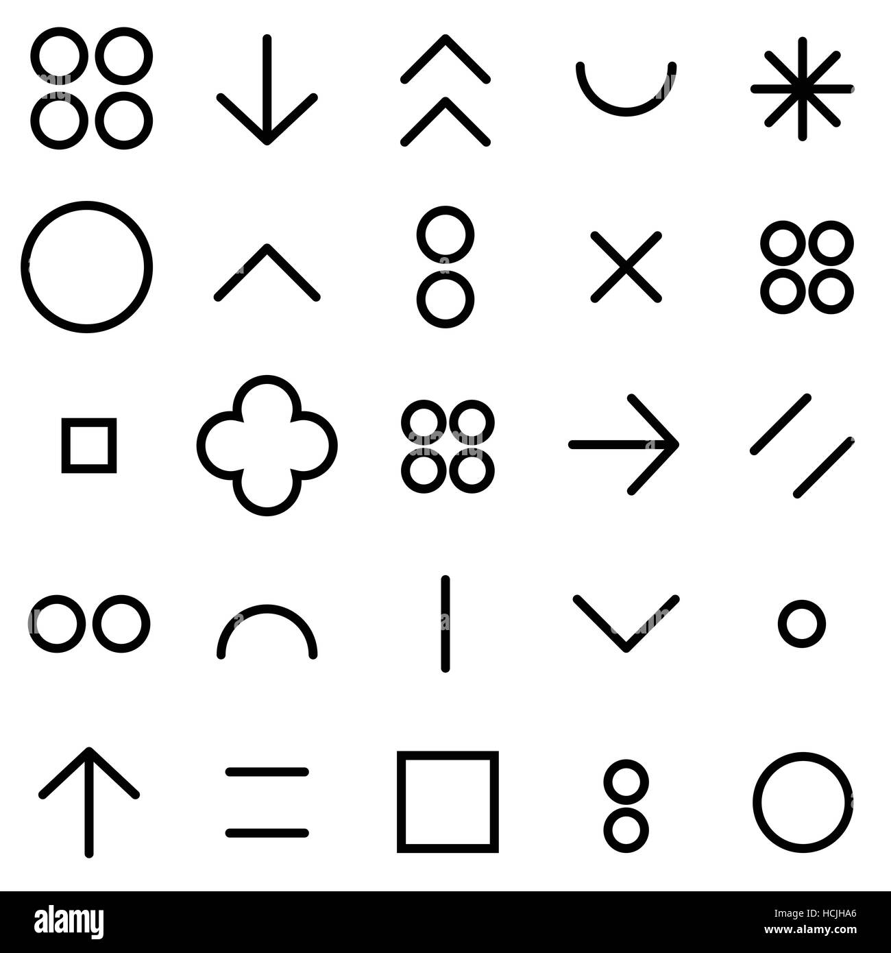 Nahtlose Muster geometrischer Formen Stock Vektor