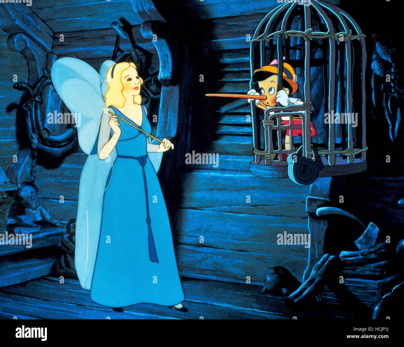 PINOCCHIO, blaue Fee und Pinocchio, 1940 Stockfotografie Alamy