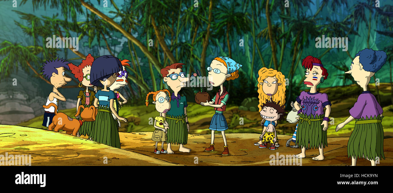 RUGRATS GO WILD, Stu Pickles, Didi Pickles, Spike Hund, Kira Finster ...