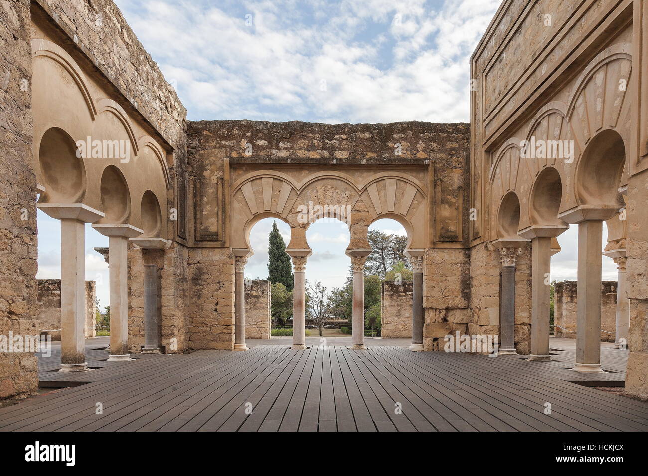 Majestätische religiöse Monument unaufhaltsamen arabische auf die Zeit.  Als eines der Staatskassen Spaniens. Moschee von Córdoba. Stockfoto