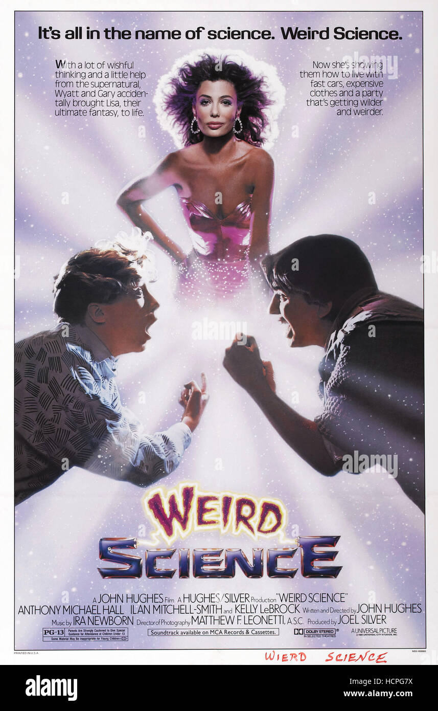Weird Science Von Links Anthony Michael Hall Kelly Lebrock Ilan Mitchell Smith