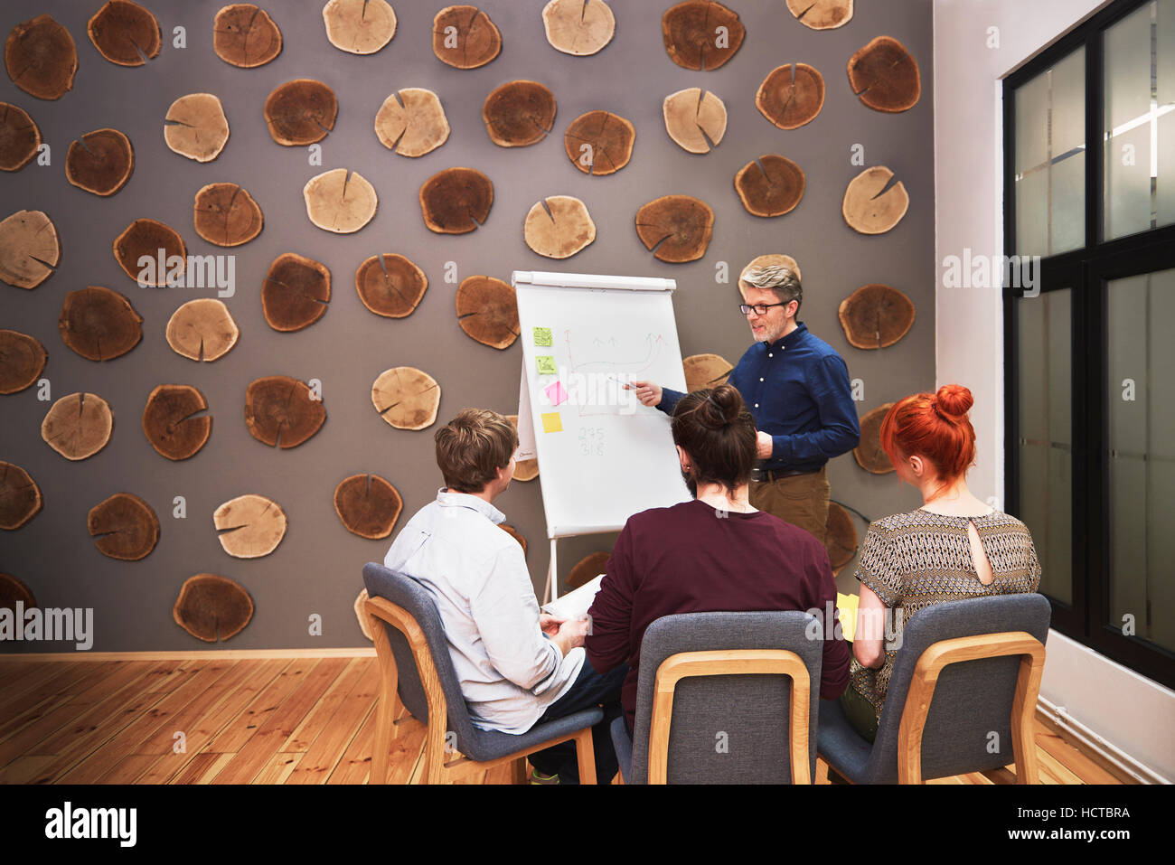 Gruppe von Menschen auf Business-meeting Stockfoto