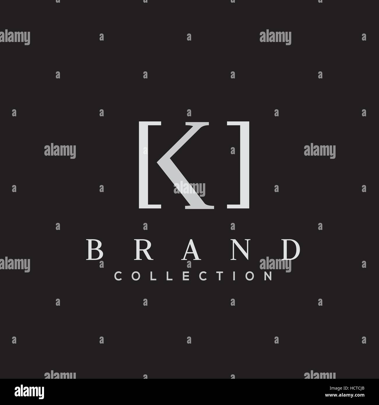 K Buchstabe Vektor-Logo Design-Vorlage Stock Vektor