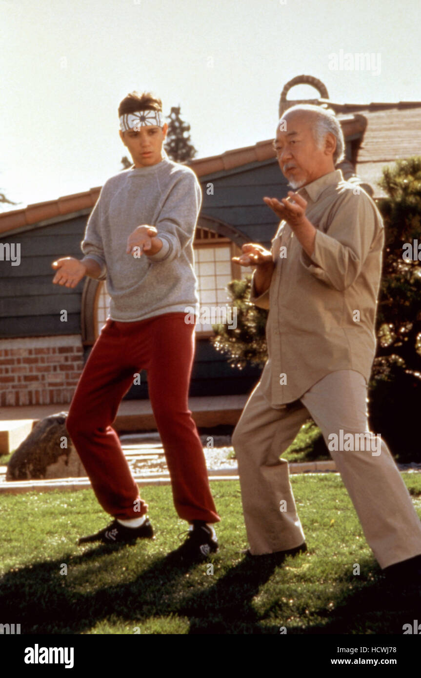THE KARATE KID, Teil III, Ralph Macchio, Pat Morita, 1989. © Columbia
