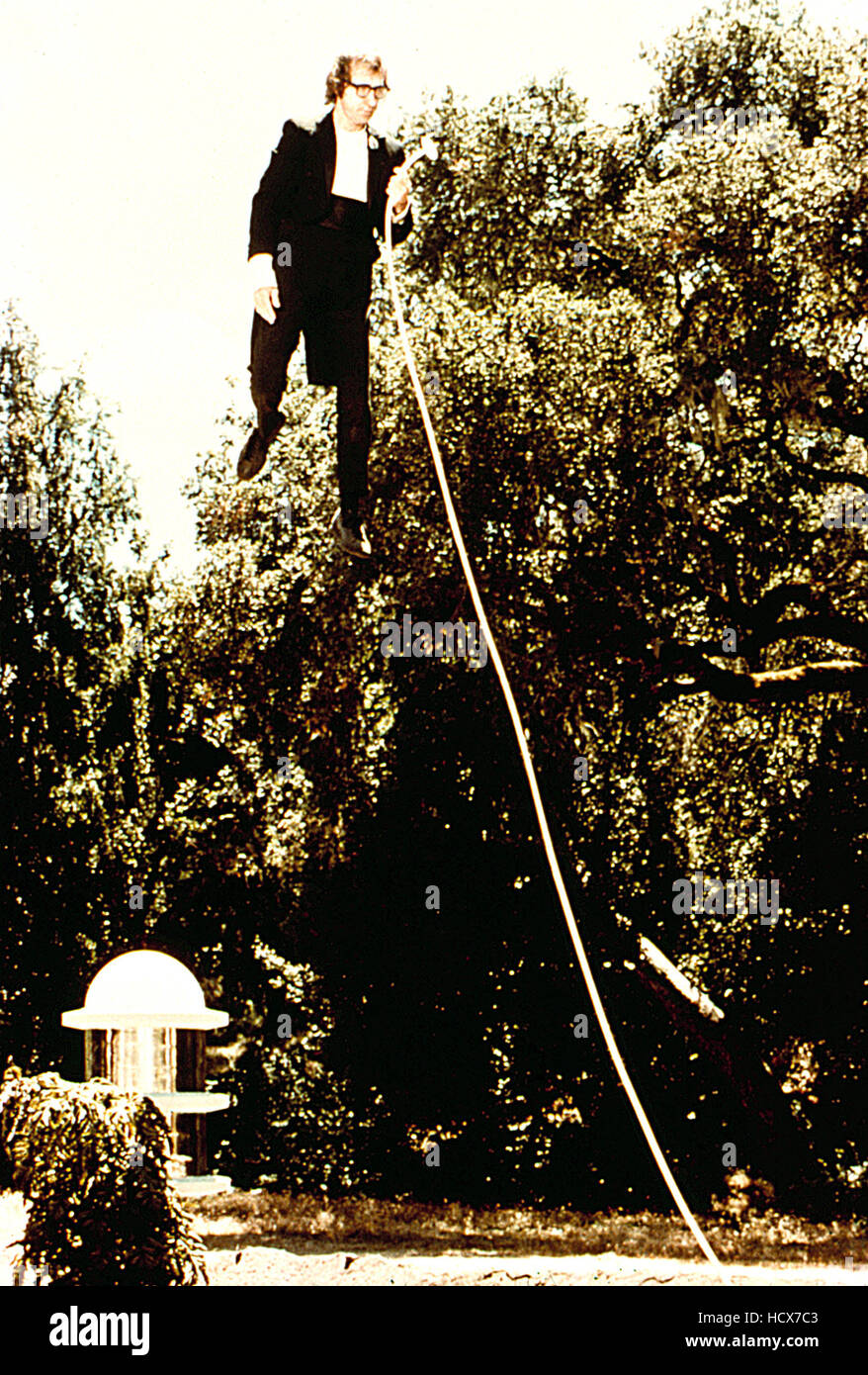 Schläfer, Woody Allen, 1973 Stockfoto