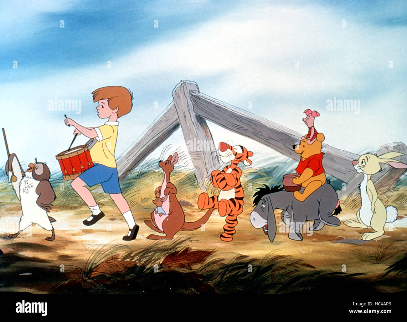 THE NEW ADVENTURES OF WINNIE THE POOH, Eule, Christopher Robin, Roo ...