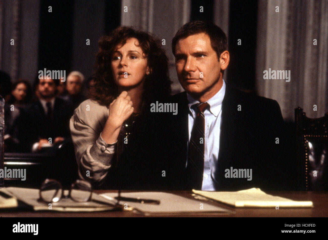 Mangel an beweisen, Bonnie Bedelia, Harrison Ford, 1990, (c) Warner Bros. / Courtesy Everett Collection Stockfoto