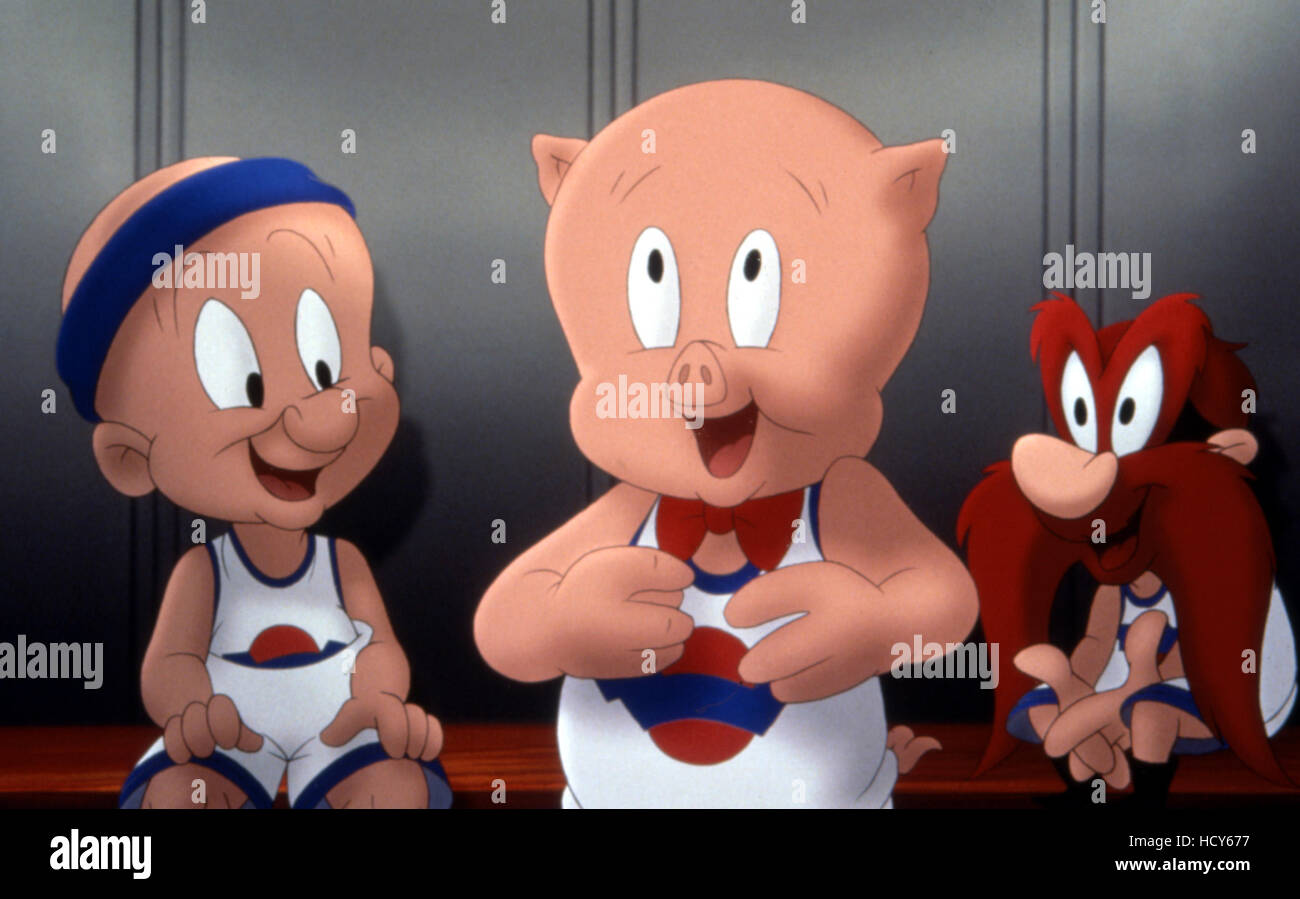 SPACE JAM, Elmer Fudd, Porky Pig, Yosemite Sam, 1996, (c) Warner Bros ...