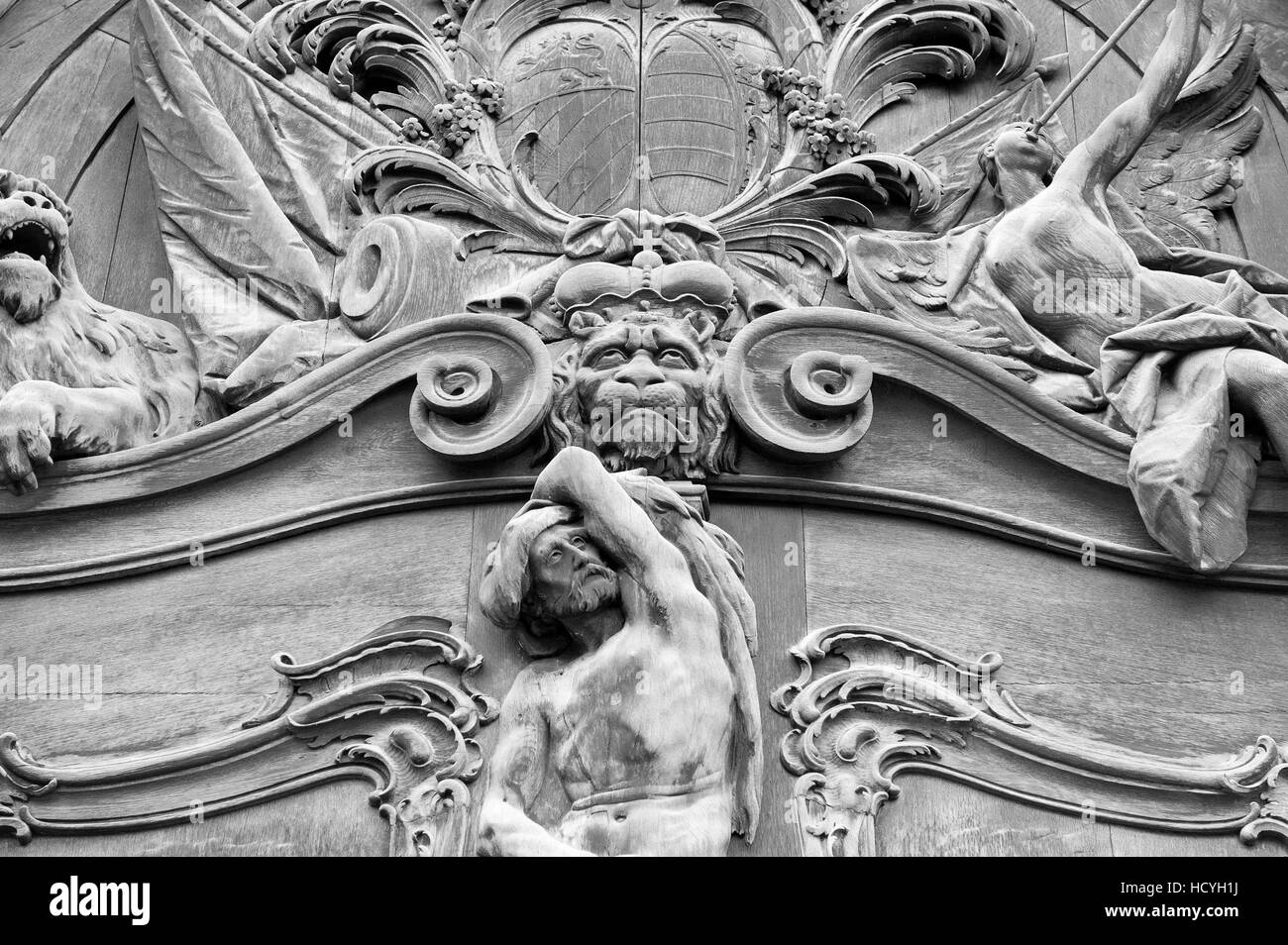 Schloss Schleißheim in Oberschleißheim, einem Vorort von München, Bayern, Deutschland, Europa Stockfoto