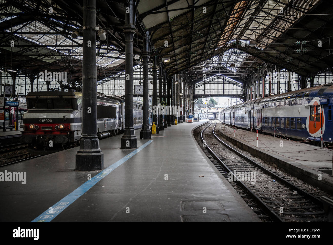 Gare Saint-Lazare, Paris Frankreich Stockfoto