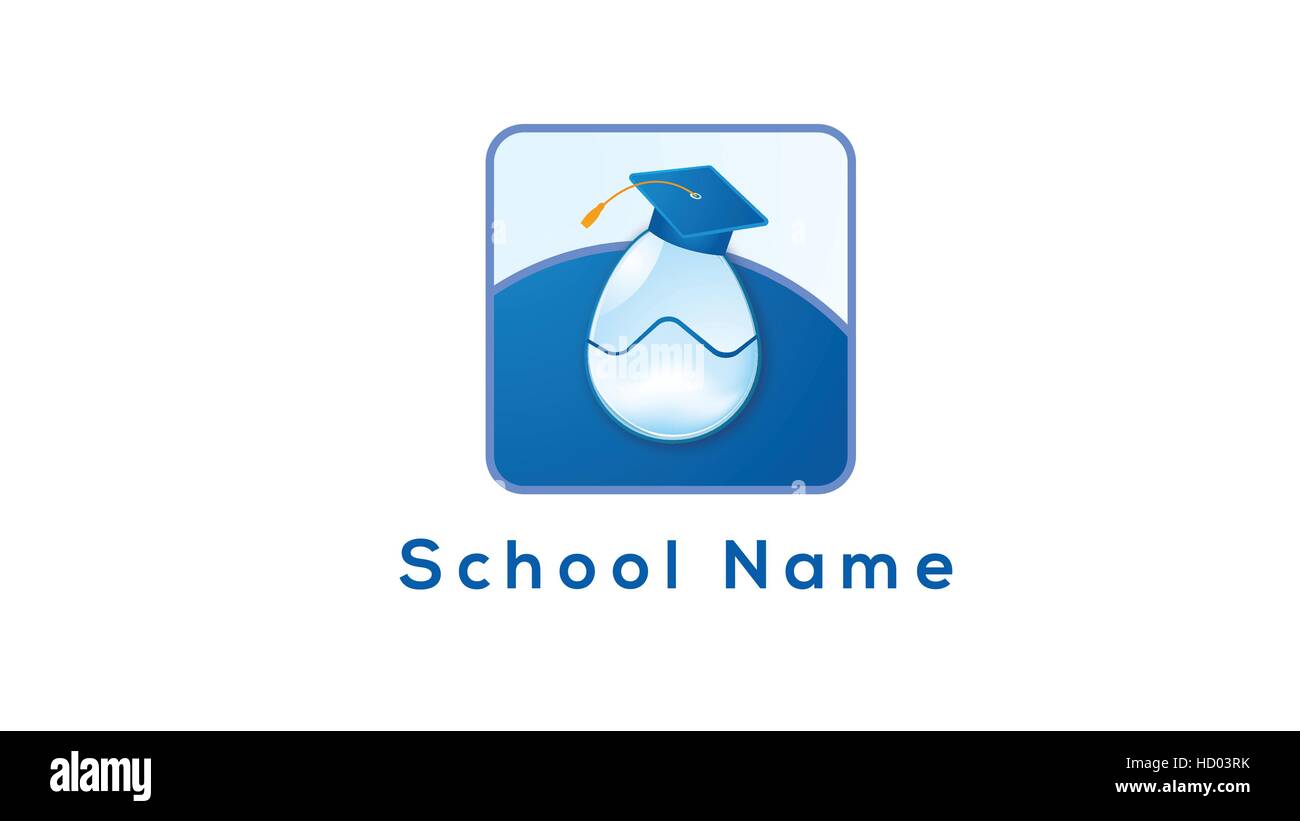 Bildung Logo gut für Studium, Schule oder Universität. Stock Vektor