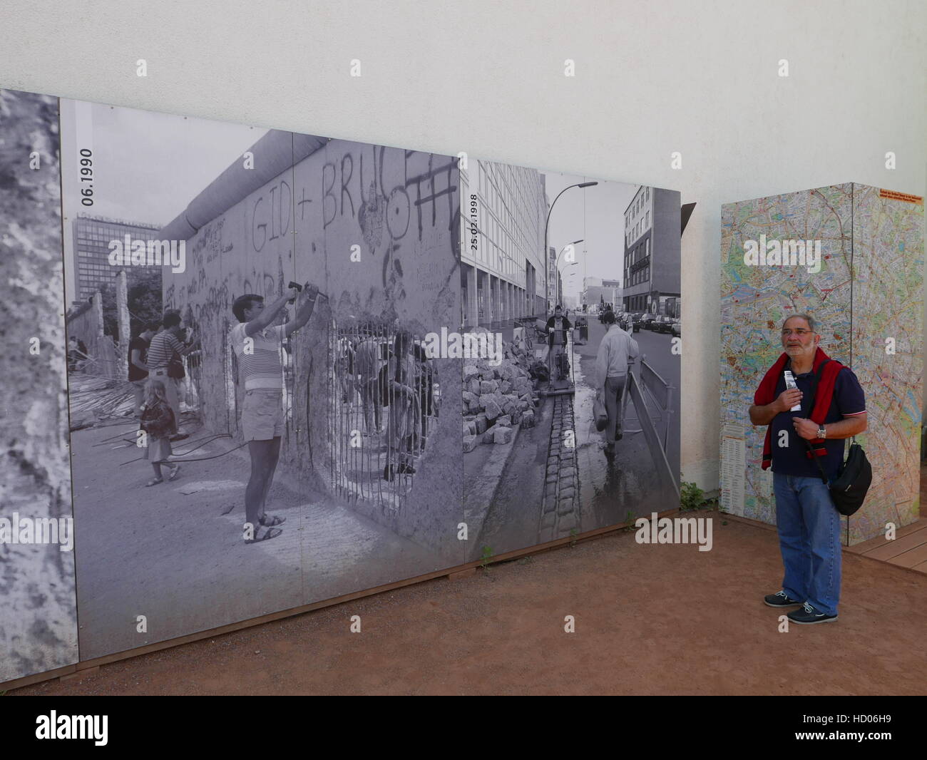 Deutschland - Berlin Berliner Mauer Museum und Display Foto von Sean Sprague Stockfoto
