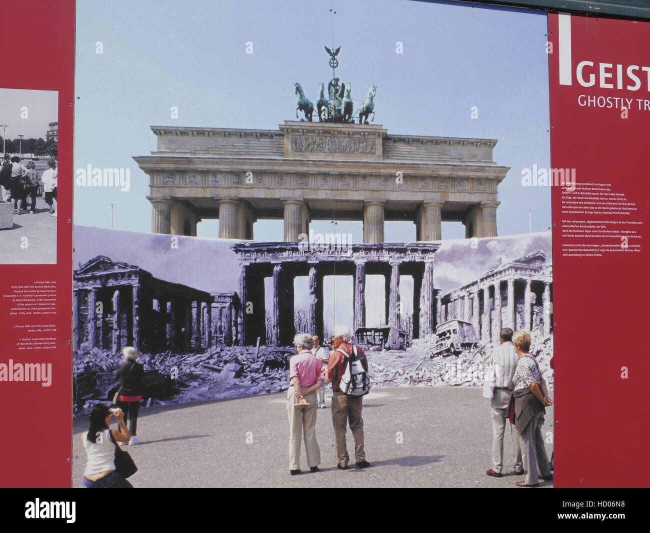 Deutschland - Berlin Berliner Mauer Museum und Display Foto von Sean Sprague Stockfoto
