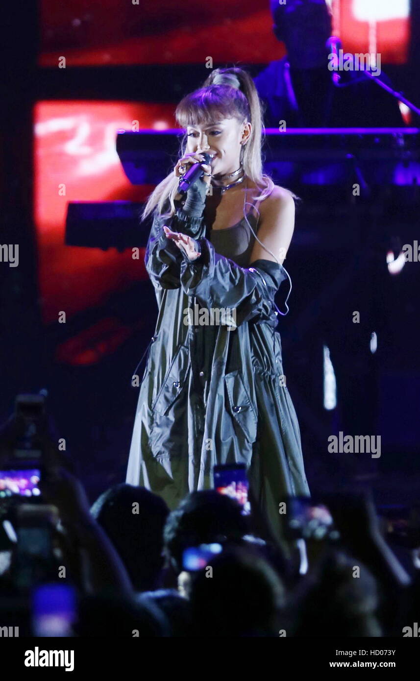 2016 Anschlagtafel heiße 100 Festival - Tag 1 - Performances mit: Ariana Grande wo: New York, New York, Vereinigte Staaten von Amerika bei: 20. August 2016 Stockfoto