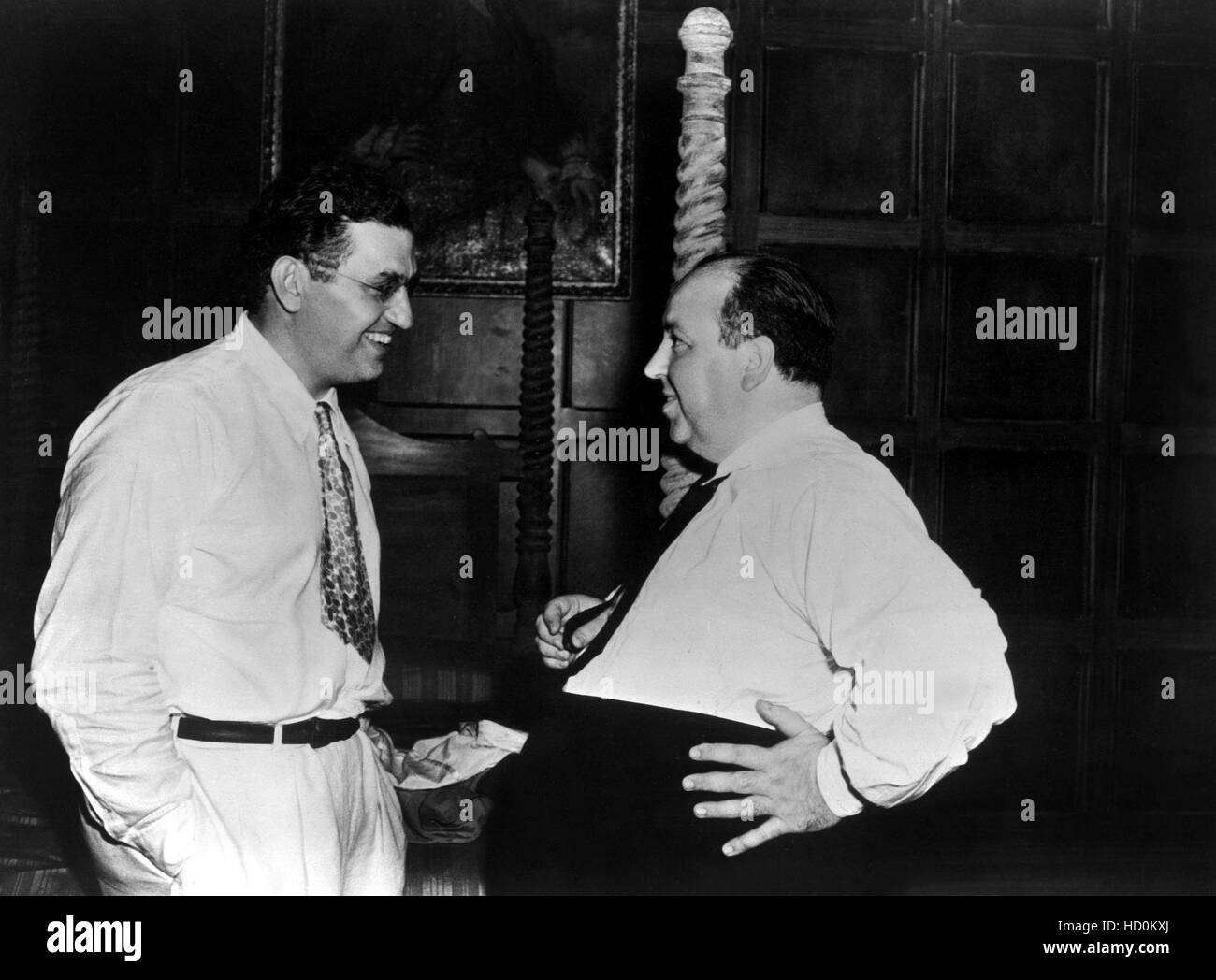 Produzent Selznick, Regisseur Alfred Hitchcock, 1939 Stockfoto
