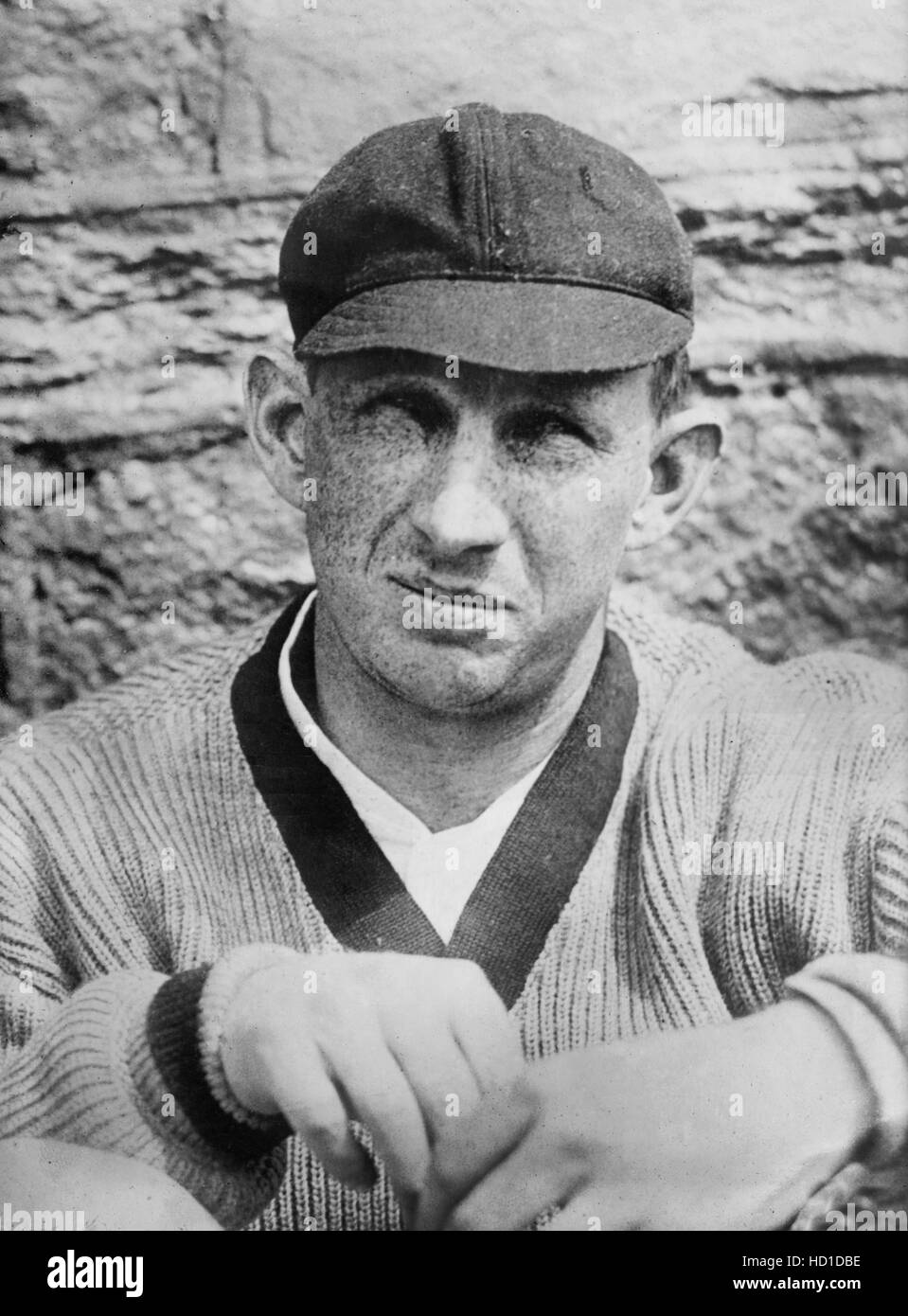 Eddie Grant, Hauptliga-Baseball-Spieler, starb während des Kampfes der Argonnen, Frankreich während WWI, Portrait, Bain Nachrichtendienst, 1910 Stockfoto
