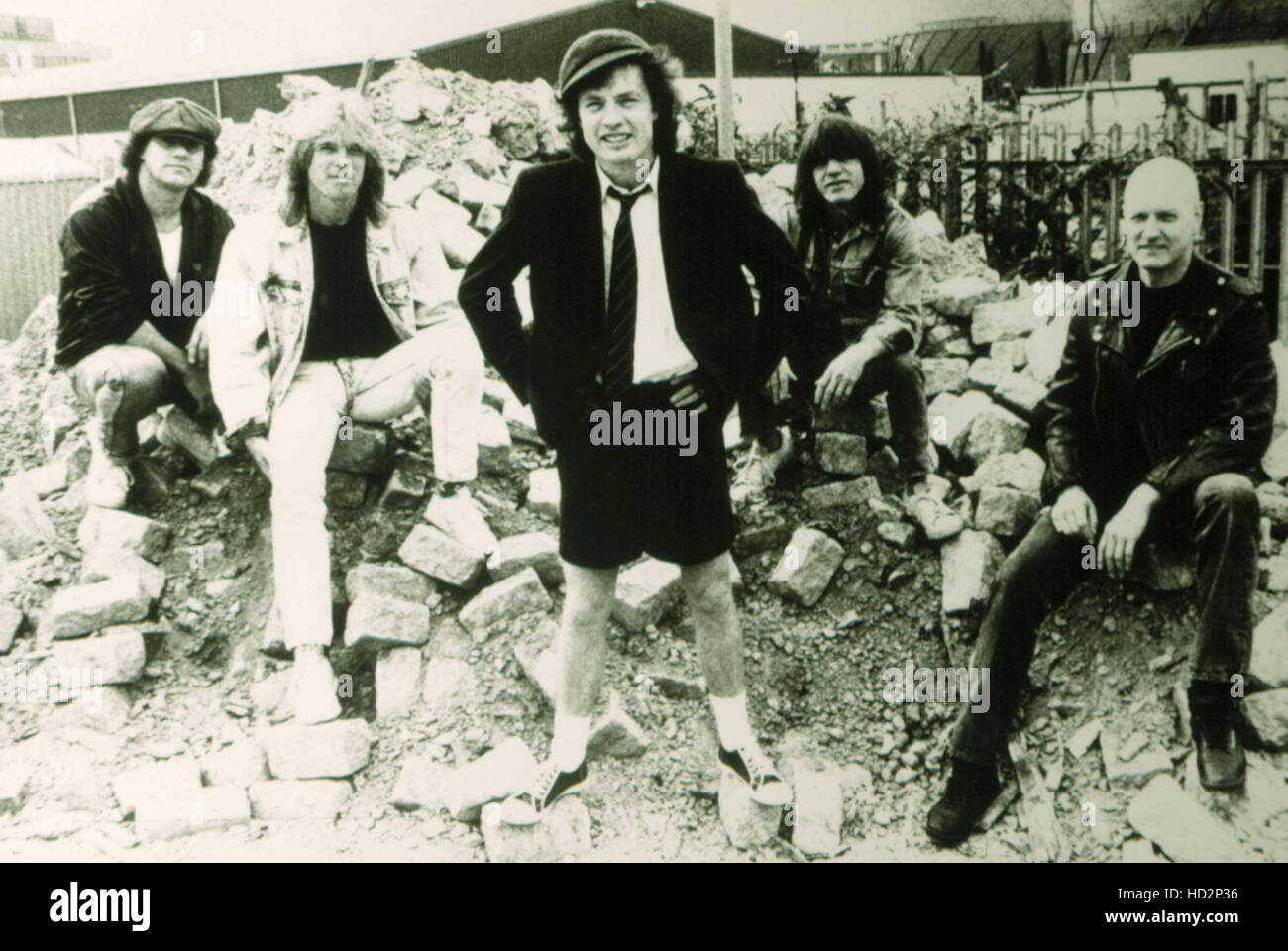 AC/DC (Brian Johnson, Cliff Williams, Angus Young, Malcolm Young, Chris ...
