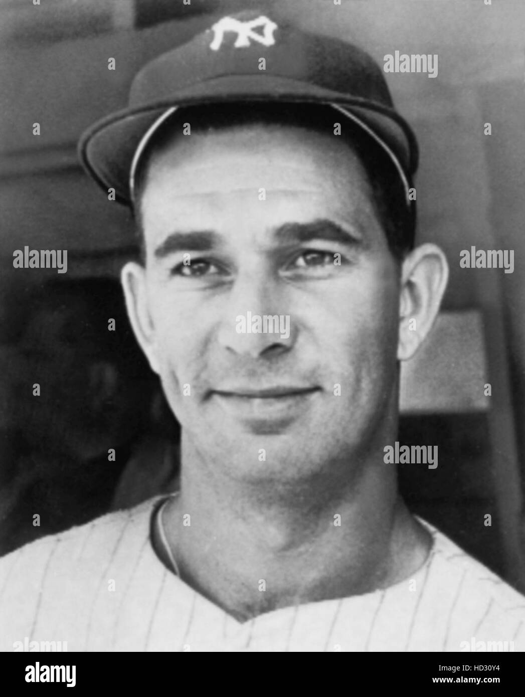 Tommy Byrne als New York Yankee, Portrait ca. Anfang der 1950er Jahre Stockfoto