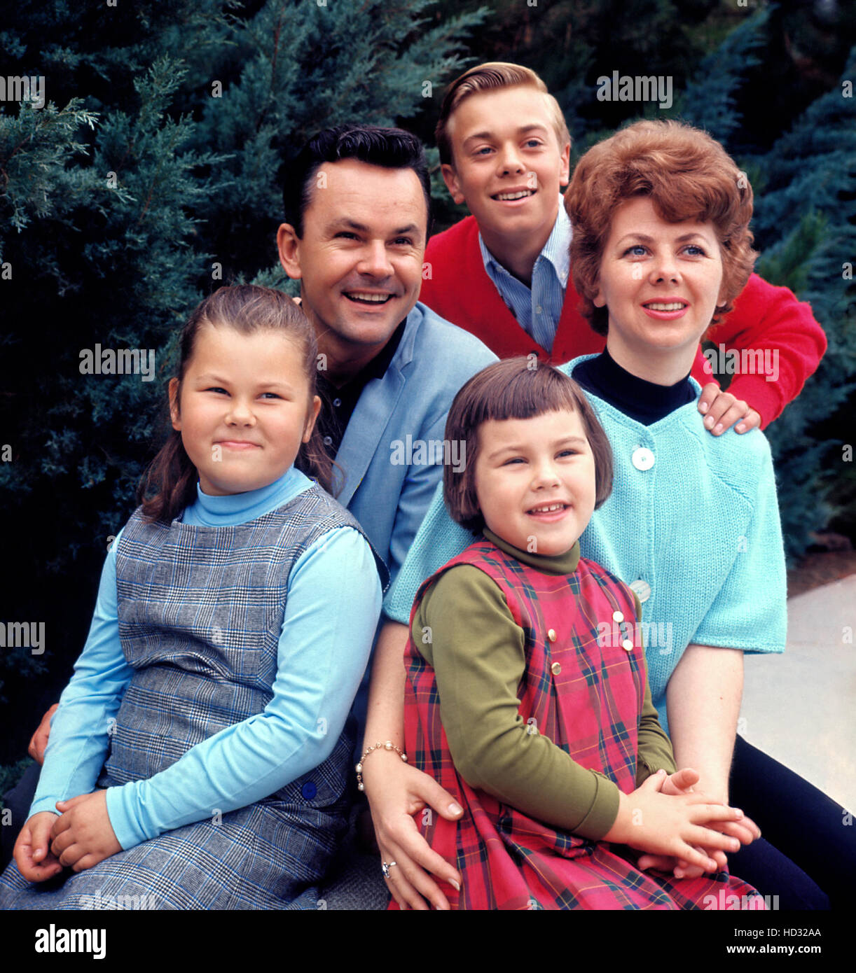 Bob Crane Mit Frau Ann Terzian Und Kinder Bob Jr Debbie Und Karen Stockfotografie Alamy