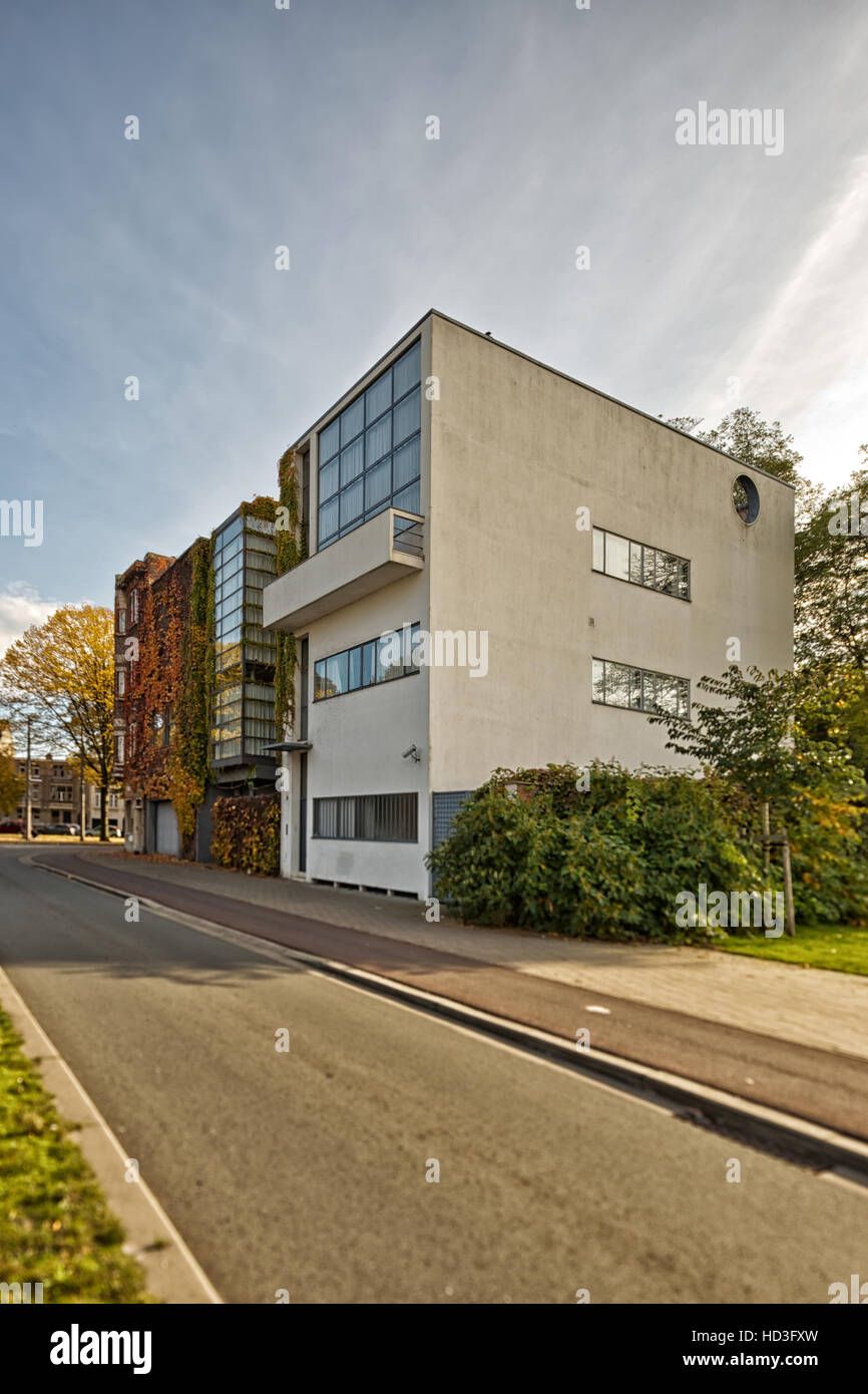 Antwerpen, Belgien - Oktober 2016: Guiette House im Jahre 1926 von Le Corbusier entworfen. Es ist ein Anfang und klassischen Beispiel des "International Style" und Stockfoto