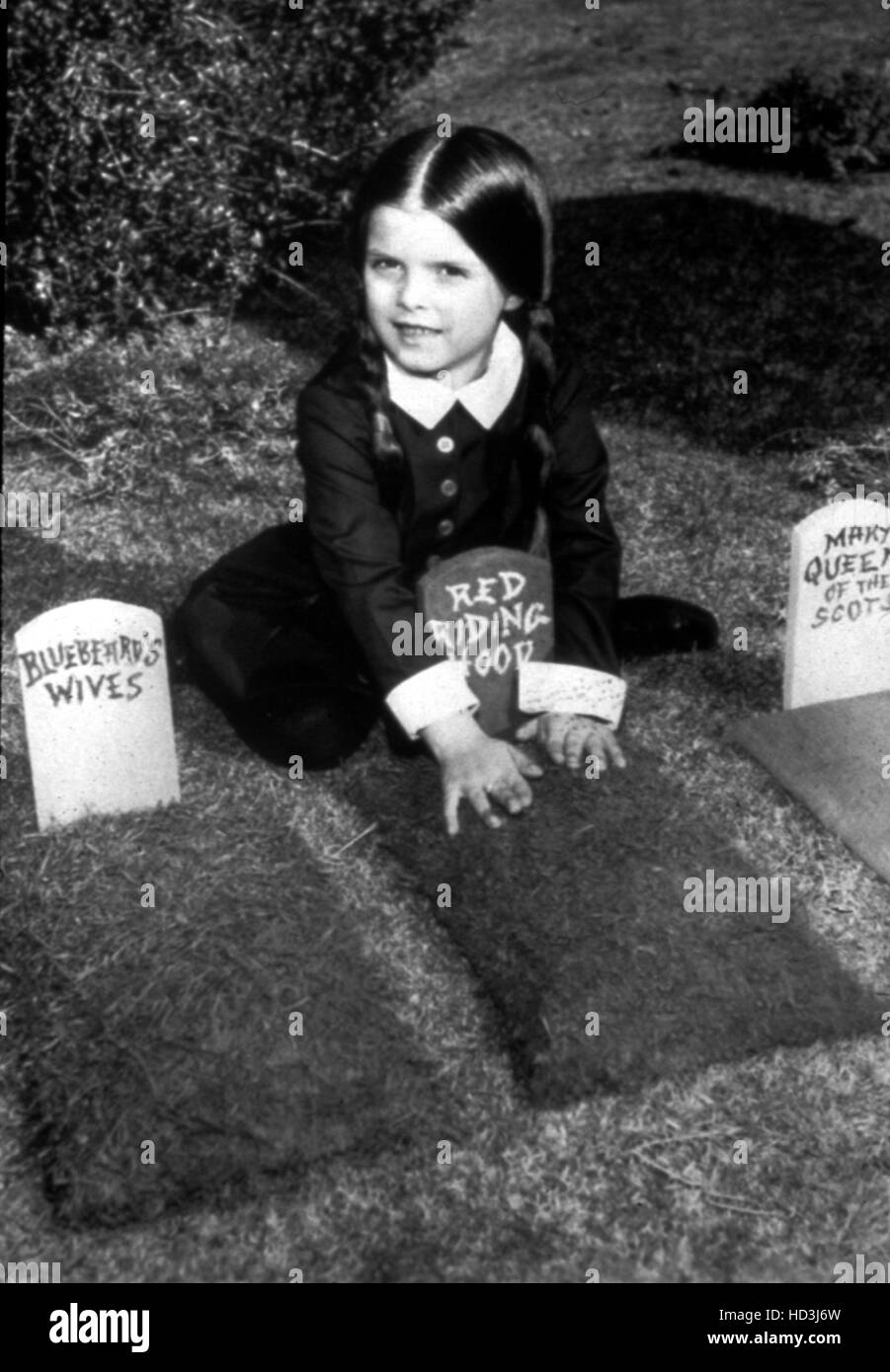 ADDAMS FAMILY, Lisa Loring als Mittwoch, 1964-66 Stockfoto