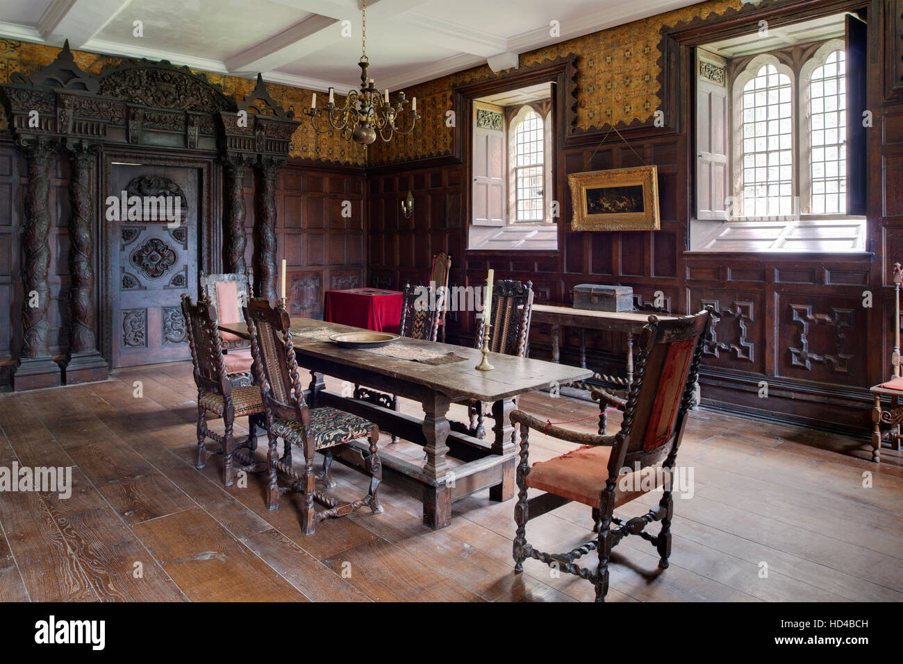 Gwydyr schloss, llanrwst, Wales, Großbritannien Stockfoto