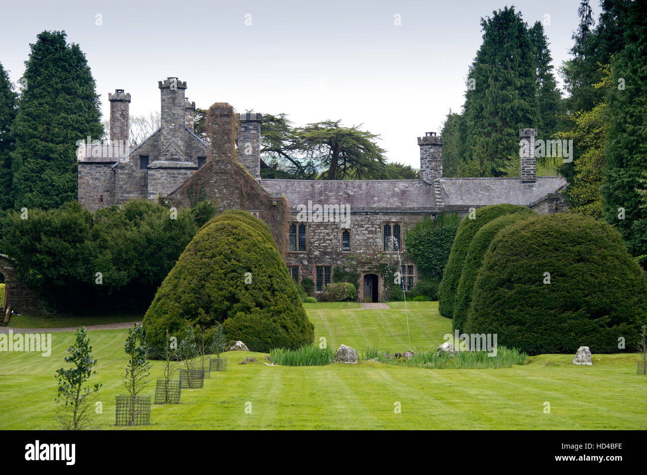 Gwydyr schloss, llanrwst, Wales, Großbritannien Stockfoto