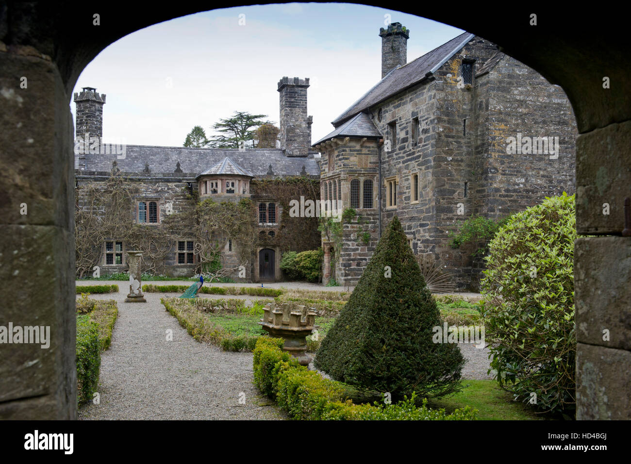 Gwydyr schloss, llanrwst, Wales, Großbritannien Stockfoto