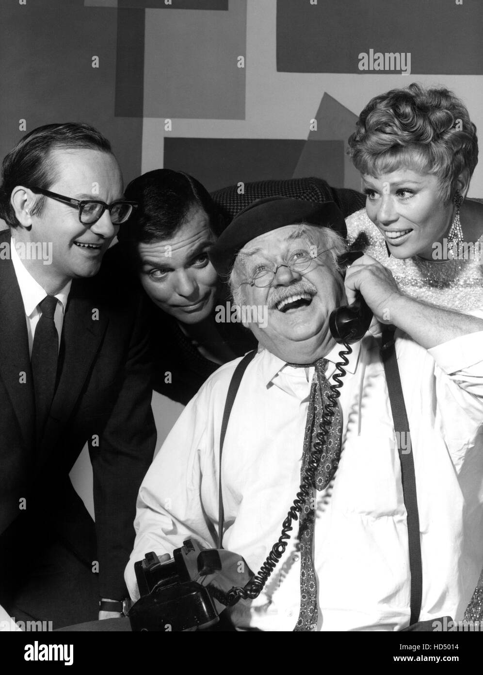 HOLLYWOOD SQUARES, THE, Wally Cox, Peter Marshall, Cliff Arquette (als