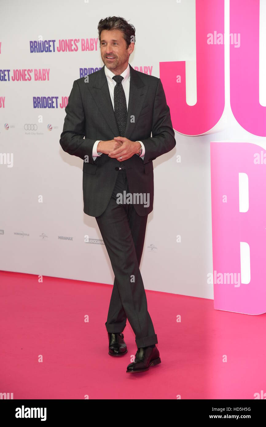 Deutschlandpremiere von "Bridget Jones Baby" im Kino Zoo Palast.  Mitwirkende: Patrick Dempsey wo: Berlin, Deutschland bei: 07 September 2016 Stockfoto